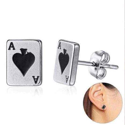 Poker Earrings