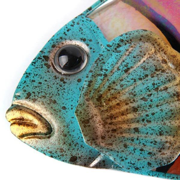 Metal Clown Fish Wall Art