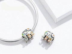 Colorful Elephant Charm