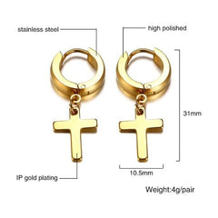 Cross Earrings for Women and Men