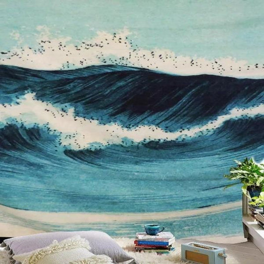 Crashing Waves Tapestry Wall Hanging