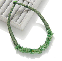Multi-Colour Natural Stone Choker Necklace