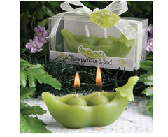 2 Pcs - Pea Pod Scented Candles