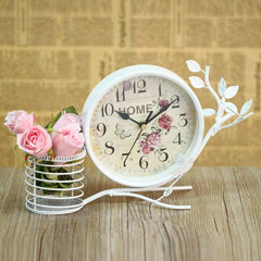 Vintage  Flower  Table Clocks
