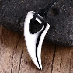 Stainless Steel  Men's  Bullhorn Necklaces