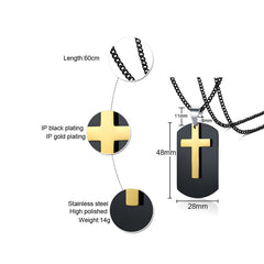 Christian Cross necklace  for Men