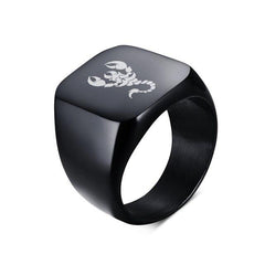 Personalised engraved  Biker Rings for Men