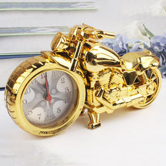 Novelty Metallic Motorcycle Alarm Clock