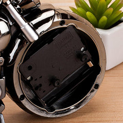 Novelty Metallic Motorcycle Alarm Clock