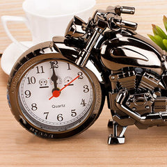 Novelty Metallic Motorcycle Alarm Clock