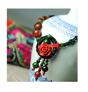 Red Choker Vintage Necklace