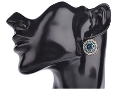 Silver Plated Crystal Drop Earrings