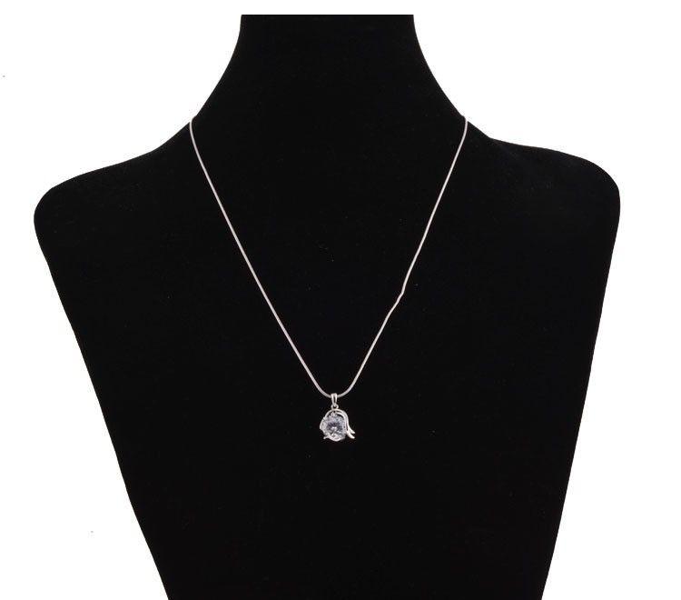 Silver Plated Engagement Pendant