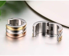 Stainless Steel Fashion Hoop Earrings