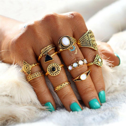 Stunning Boho Ring gold