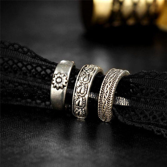 Three Piece Bohemian Toe Ring