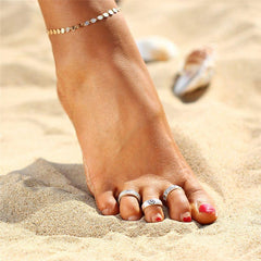 Three Piece Bohemian Toe Ring