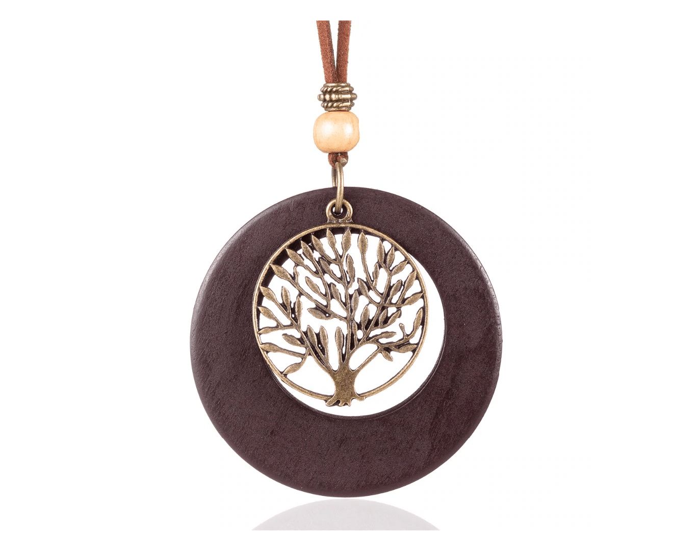 Tree of Life Wooden Pendant