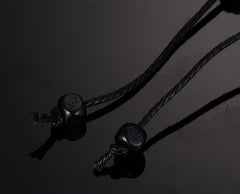 Unisex Brown Genuine Leather Anchor Bracelets