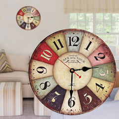 Antique Wooden Wall Clock