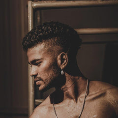 Grenade Shaped Hoop earrings  for Men