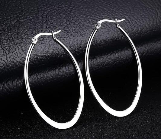 Stainless Steel Hoop Earrings