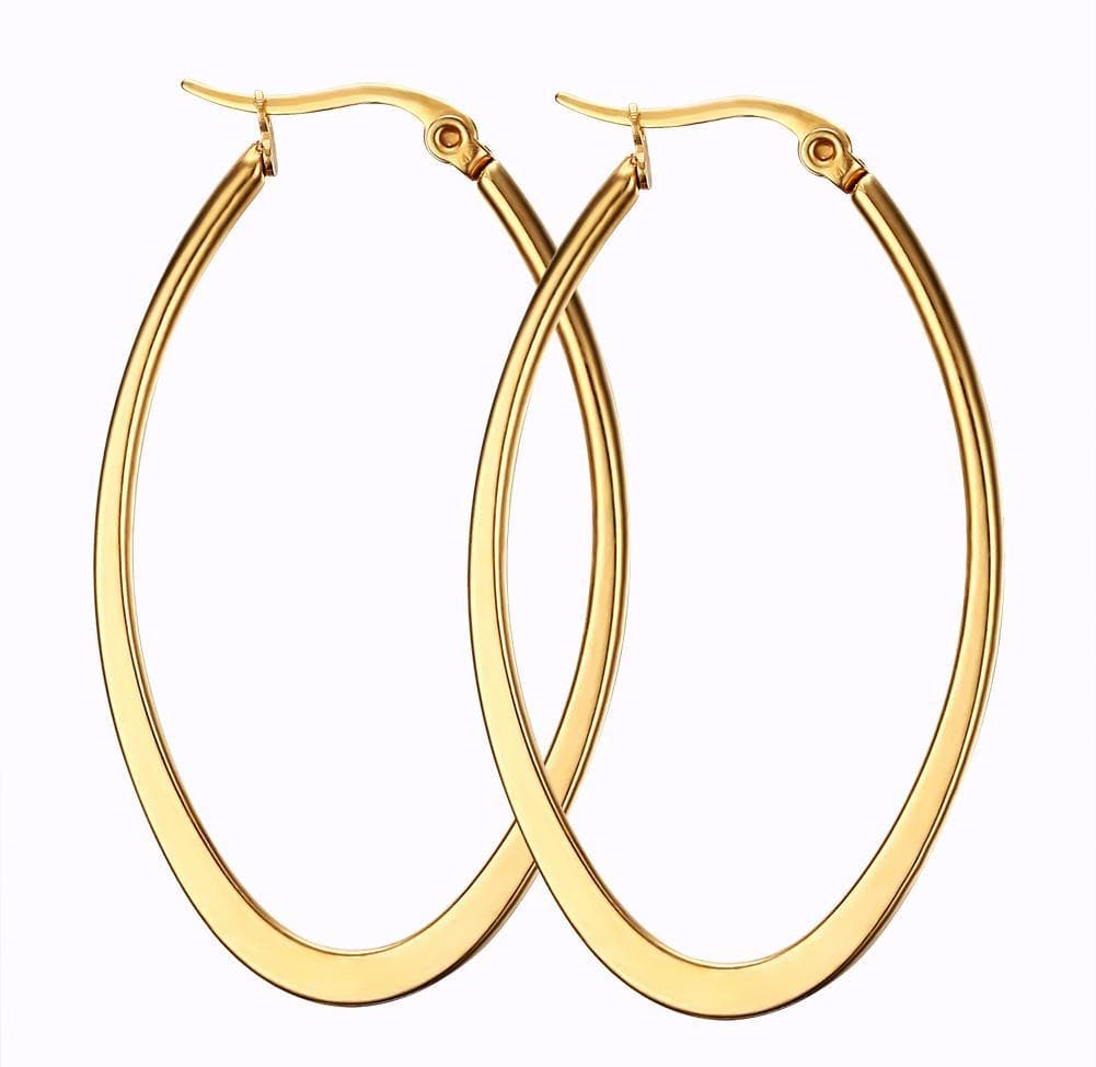 Stainless Steel Hoop Earrings
