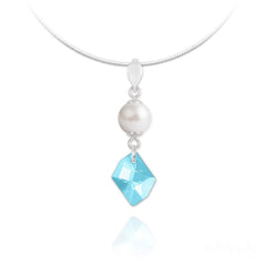 Silver Pearl Necklace for Women