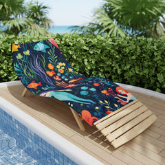 Undersea Mermaid Beach Towel