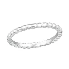 Silver Round Midi Ring