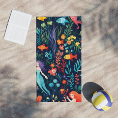 Undersea Mermaid Beach Towel