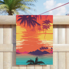 Sunny Day on Beach Towel