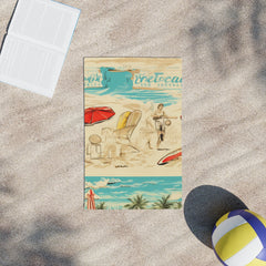 Vintage Beach Towel