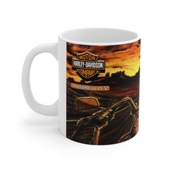 Vintage Art Motorcycle Mug