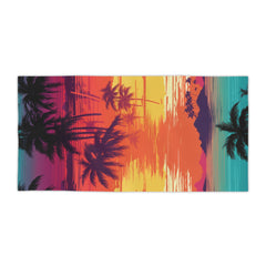 Sunny Day on Beach Towel