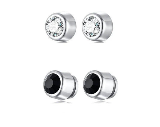 Steel Magnetic Clip   Earrings