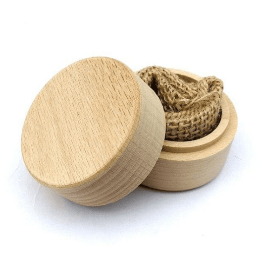 Round Wood Ring Box