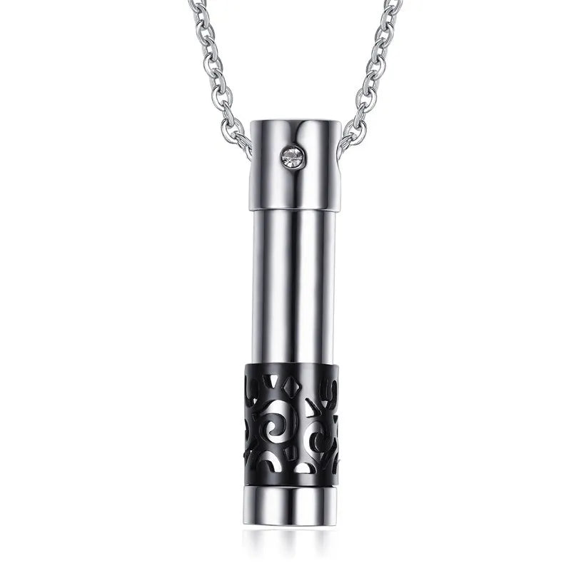 Steel Cremation Pendant