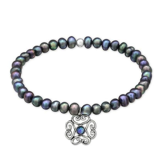 Silver Freshwater Pearl Bracelet