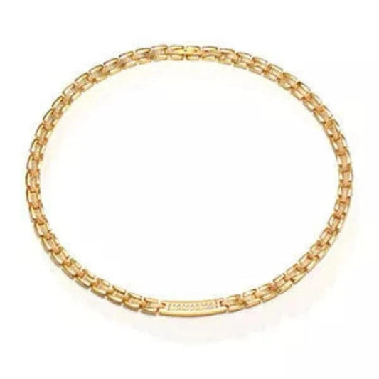 Genuine Titanium Gold Necklace