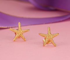 Steel Starfih Stud Earrings For Women Jewellery