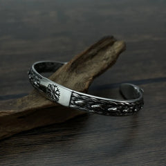 Steel Snake Bangle