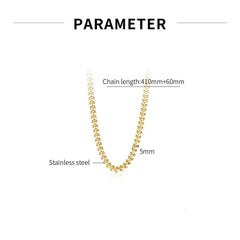 Steel Chain Necklace for Women