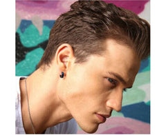 Stainless Steel Mens Hoop Earrings