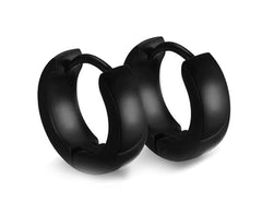 Stainless Steel Mens Hoop Earrings