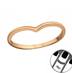 Silver Heart Midi Ring