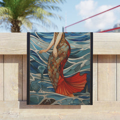 Modern Mermaid Beach Towel