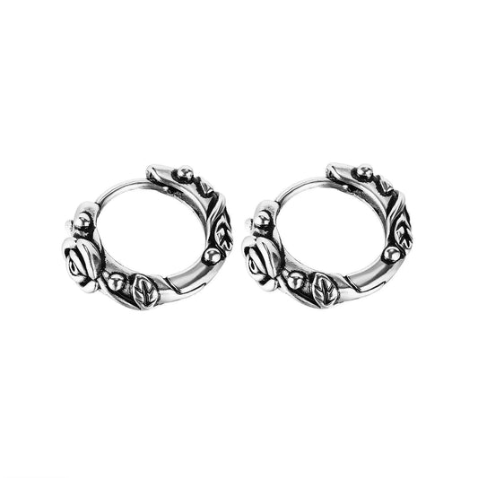 Mens Vinatge Hoop Earrings
