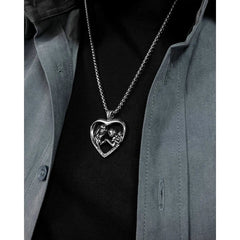 Steel Forever Love Necklace