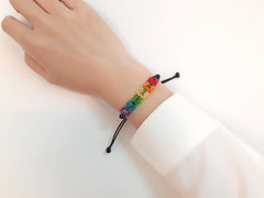 Rainbow Beads Bracelet